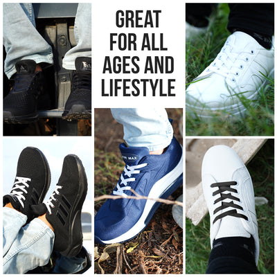 Enjoy your winter walks with no-tie shoe laces